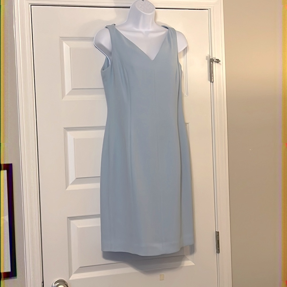 Baby blue sheath dress Sz 6 Jones NY